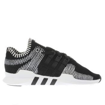 ADIDAS BLACK & WHITE EQT SUPPORT ADV PRIMEKNIT TRAINERS ADIDAS BLACK & WHITE EQT SUPPORT ADV PRIMEKNIT TRAINERS