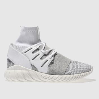ADIDAS GREY TUBULAR DOOM PRIMEKNIT TRAINERS ADIDAS GREY TUBULAR DOOM PRIMEKNIT TRAINERS