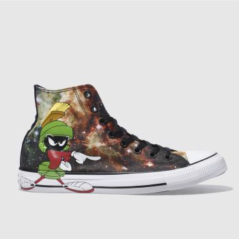 CONVERSE BLACK LOONEY TUNES MARVIN HI TRAINERS CONVERSE BLACK LOONEY TUNES MARVIN HI TRAINERS