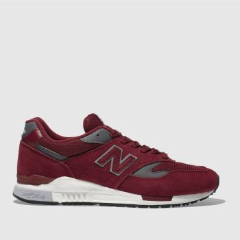 NEW BALANCE BURGUNDY 840 TRAINERS NEW BALANCE BURGUNDY 840 TRAINERS