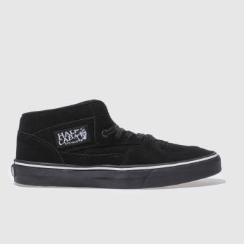 VANS BLACK HALF CAB TRAINERS VANS BLACK HALF CAB TRAINERS
