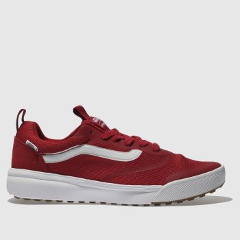 VANS RED ULTRARANGE RAPIDWELD TRAINERS VANS RED ULTRARANGE RAPIDWELD TRAINERS