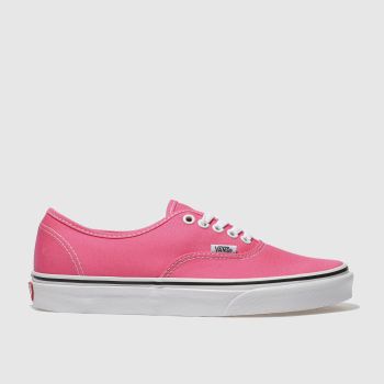 VANS PINK AUTHENTIC TRAINERS VANS PINK AUTHENTIC TRAINERS