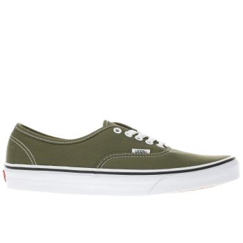 VANS KHAKI AUTHENTIC TRAINERS VANS KHAKI AUTHENTIC TRAINERS