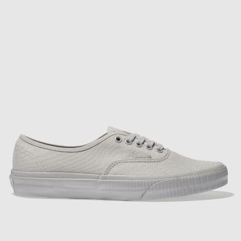 VANS LIGHT GREY AUTHENTIC TRAINERS VANS LIGHT GREY AUTHENTIC TRAINERS