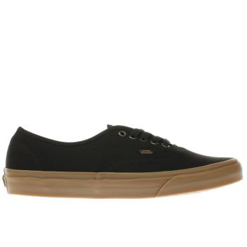 VANS BLACK AUTHENTIC TRAINERS VANS BLACK AUTHENTIC TRAINERS