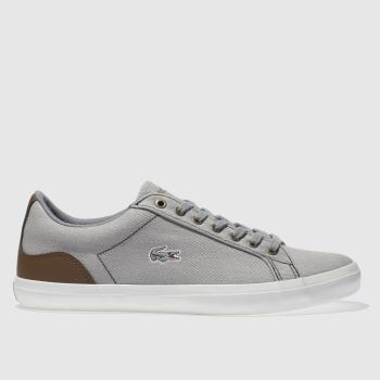 LACOSTE GREY LEROND TRAINERS LACOSTE GREY LEROND TRAINERS
