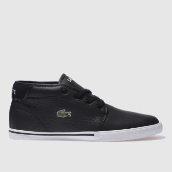 LACOSTE BLACK AMPTHILL LCR3 TRAINERS LACOSTE BLACK AMPTHILL LCR3 TRAINERS
