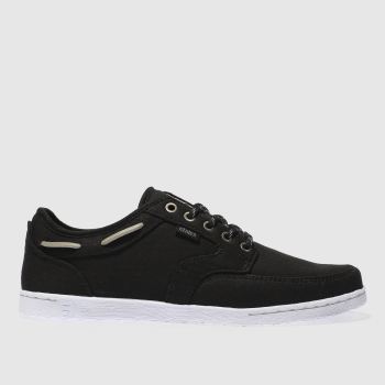 ETNIES BLACK & GREY DORY TRAINERS ETNIES BLACK & GREY DORY TRAINERS
