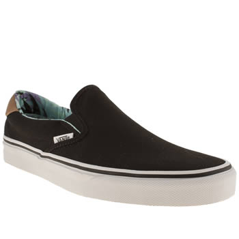 mens vans black slip-on 59 trainers mens vans black slip-on 59 trainers
