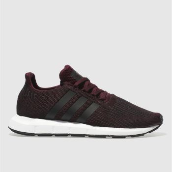 ADIDAS BURGUNDY SWIFT RUN TRAINERS ADIDAS BURGUNDY SWIFT RUN TRAINERS