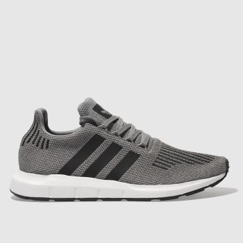 adidas grey & black swift run trainers adidas grey & black swift run trainers