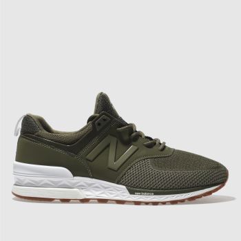 NEW BALANCE KHAKI 574 SPORT TRAINERS NEW BALANCE KHAKI 574 SPORT TRAINERS