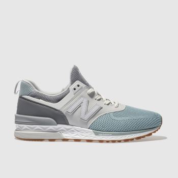 NEW BALANCE GREY 574 SPORT TRAINERS NEW BALANCE GREY 574 SPORT TRAINERS
