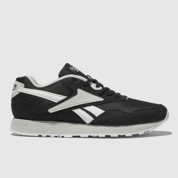 REEBOK BLACK & GREY RAPIDE TRAINERS REEBOK BLACK & GREY RAPIDE TRAINERS
