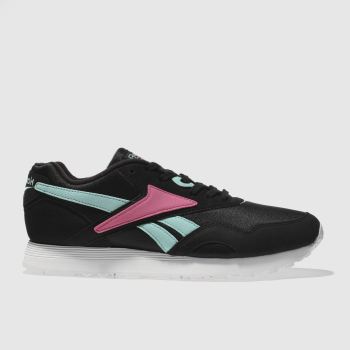 REEBOK BLACK & PINK RAPIDE TRAINERS REEBOK BLACK & PINK RAPIDE TRAINERS