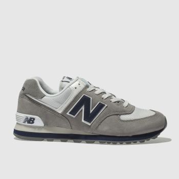 NEW BALANCE GREY 574 TRAINERS NEW BALANCE GREY 574 TRAINERS