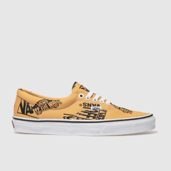 VANS ORANGE ERA LOGO MIX TRAINERS VANS ORANGE ERA LOGO MIX TRAINERS