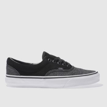 VANS BLACK & GREY ERA TRAINERS VANS BLACK & GREY ERA TRAINERS