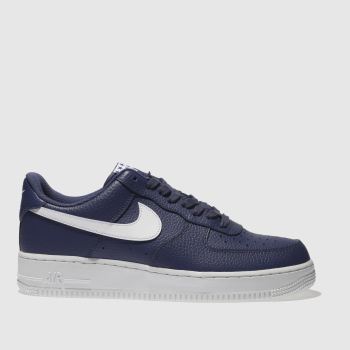 NIKE BLUE AIR FORCE 1 07 TRAINERS NIKE BLUE AIR FORCE 1 07 TRAINERS