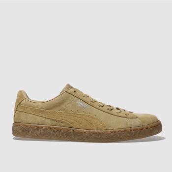 PUMA TAN BASKET CLASSIC TRAINERS PUMA TAN BASKET CLASSIC TRAINERS