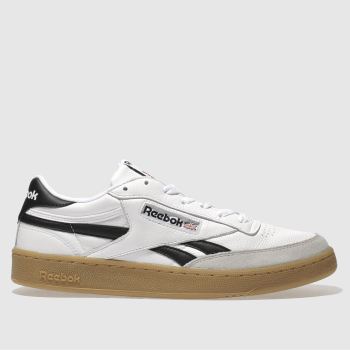 REEBOK WHITE REVENGE PLUS GUM TRAINERS REEBOK WHITE REVENGE PLUS GUM TRAINERS