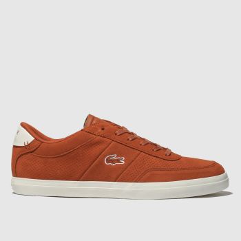 lacoste orange court-master trainers lacoste orange court-master trainers