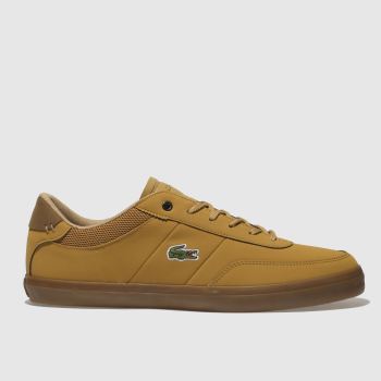 LACOSTE TAN COURT-MASTER TRAINERS LACOSTE TAN COURT-MASTER TRAINERS