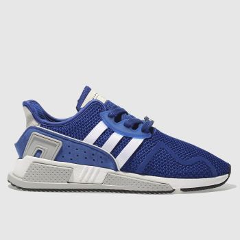 ADIDAS BLUE EQT CUSHION ADV TRAINERS ADIDAS BLUE EQT CUSHION ADV TRAINERS