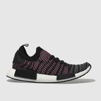 ADIDAS GREY & BLACK NMD_R1 STLT PRIMEKNIT TRAINERS ADIDAS GREY & BLACK NMD_R1 STLT PRIMEKNIT TRAINERS