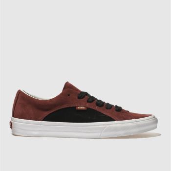 VANS BURGUNDY LAMPIN TRAINERS VANS BURGUNDY LAMPIN TRAINERS