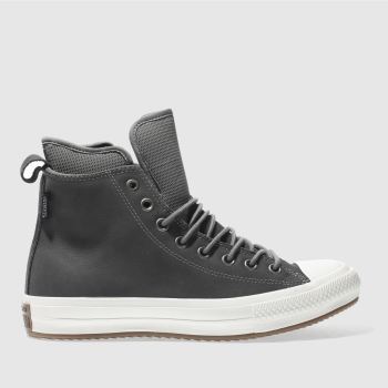 CONVERSE GREY ALL STAR WATERPROOF BOOT HI TRAINERS CONVERSE GREY ALL STAR WATERPROOF BOOT HI TRAINERS