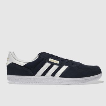 ADIDAS SKATEBOARDING NAVY & WHITE LEONERO TRAINERS ADIDAS SKATEBOARDING NAVY & WHITE LEONERO TRAINERS
