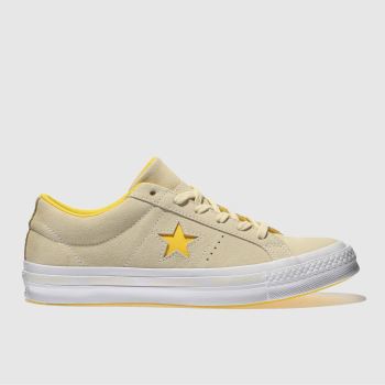 CONVERSE LEMON ONE STAR OX TRAINERS CONVERSE LEMON ONE STAR OX TRAINERS