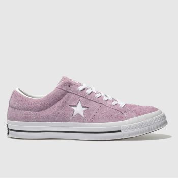 CONVERSE PINK ONE STAR OX TRAINERS CONVERSE PINK ONE STAR OX TRAINERS