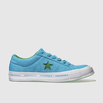 CONVERSE BLUE ONE STAR OX TRAINERS CONVERSE BLUE ONE STAR OX TRAINERS