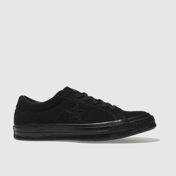CONVERSE BLACK ONE STAR OX TRAINERS CONVERSE BLACK ONE STAR OX TRAINERS