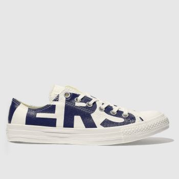 CONVERSE NATURAL ALL STAR WORDMARK OX TRAINERS CONVERSE NATURAL ALL STAR WORDMARK OX TRAINERS