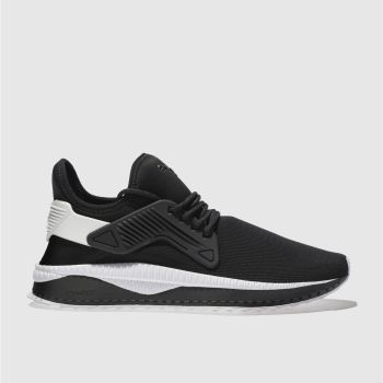PUMA BLACK & WHITE TSUGI CAGE TRAINERS PUMA BLACK & WHITE TSUGI CAGE TRAINERS