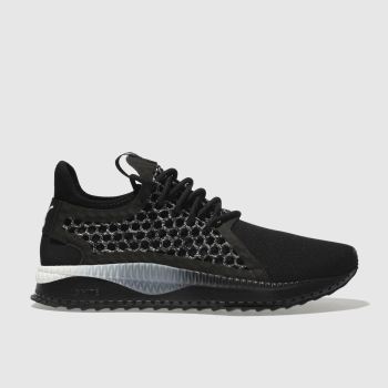 PUMA BLACK & WHITE TSUGI NETFIT V2 TRAINERS PUMA BLACK & WHITE TSUGI NETFIT V2 TRAINERS