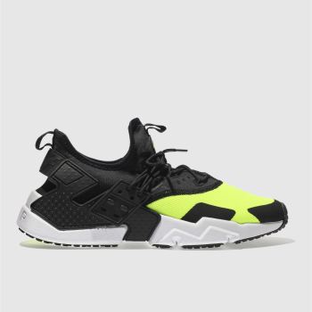 NIKE BLACK & WHITE AIR HUARACHE DRIFT TRAINERS NIKE BLACK & WHITE AIR HUARACHE DRIFT TRAINERS