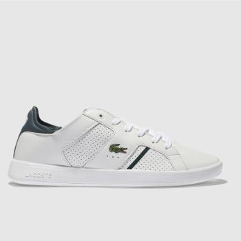 LACOSTE WHITE & GREEN NOVAS CT TRAINERS LACOSTE WHITE & GREEN NOVAS CT TRAINERS