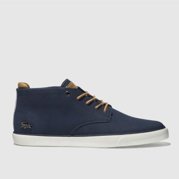 LACOSTE NAVY ESPARRE CHUKKA TRAINERS LACOSTE NAVY ESPARRE CHUKKA TRAINERS