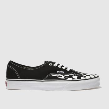 VANS BLACK & WHITE AUTHENTIC TRAINERS VANS BLACK & WHITE AUTHENTIC TRAINERS