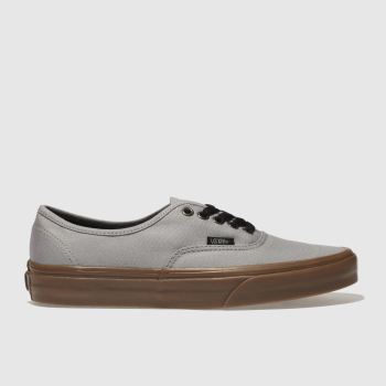 VANS GREY AUTHENTIC TRAINERS VANS GREY AUTHENTIC TRAINERS