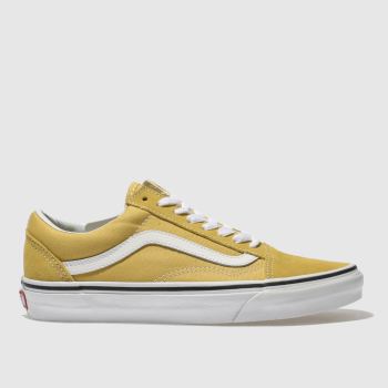 VANS YELLOW OLD SKOOL TRAINERS VANS YELLOW OLD SKOOL TRAINERS