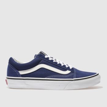 VANS NAVY OLD SKOOL TRAINERS VANS NAVY OLD SKOOL TRAINERS
