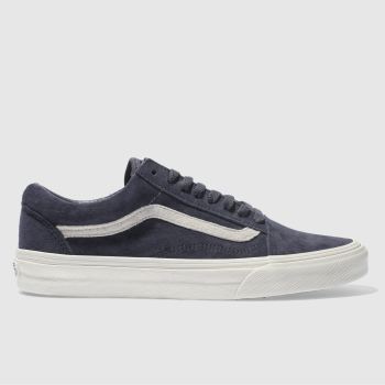 VANS NAVY & WHITE OLD SKOOL TRAINERS VANS NAVY & WHITE OLD SKOOL TRAINERS