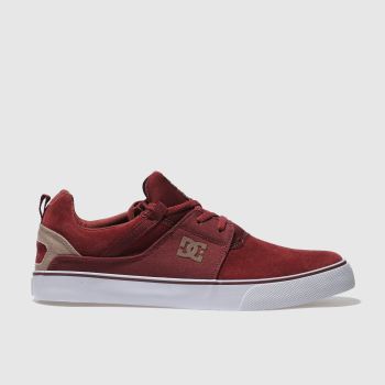 DC SHOES BURGUNDY HEATHROW VULC SE TRAINERS DC SHOES BURGUNDY HEATHROW VULC SE TRAINERS