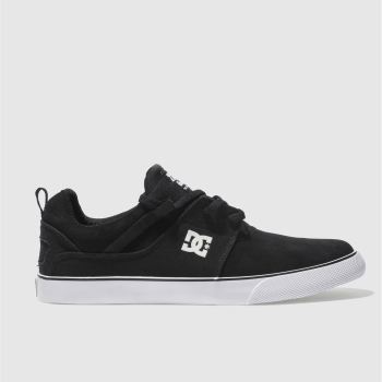 DC SHOES BLACK & WHITE HEATHROW VULC SE TRAINERS DC SHOES BLACK & WHITE HEATHROW VULC SE TRAINERS